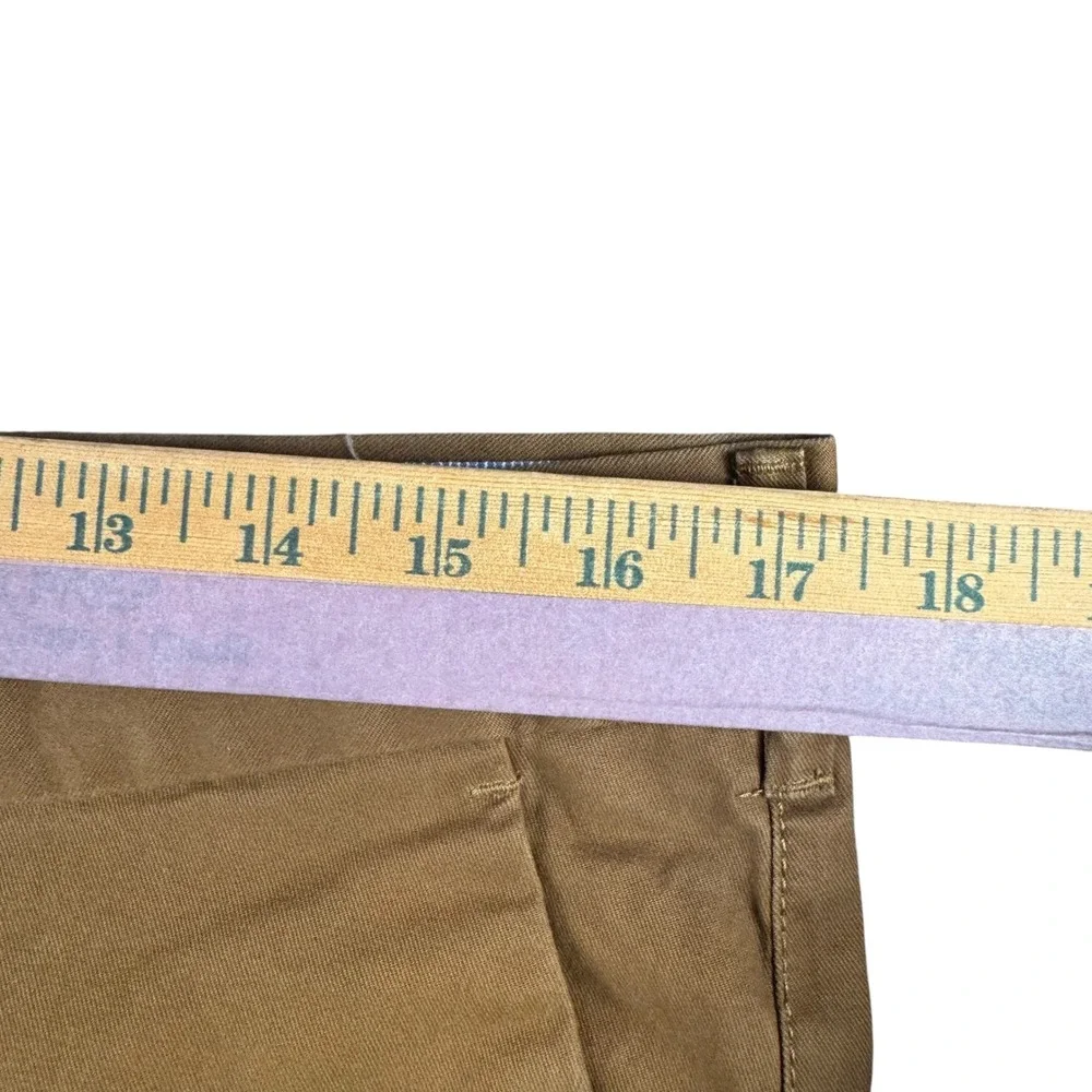 Superdry JPN Mens City Slim Chino Pants Tobacco Brown Size L 35x31.5